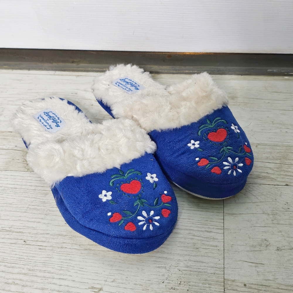 Lanz Of Salzburg Blue Slippers 7